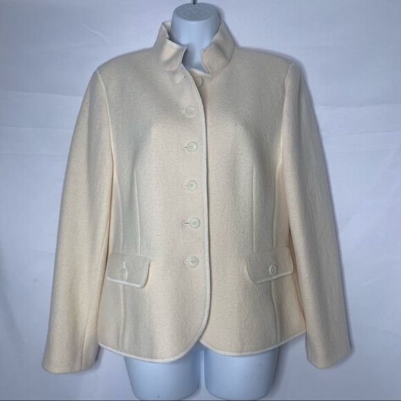 Basler | Ivory Wool Jacket - Picture 1 of 7